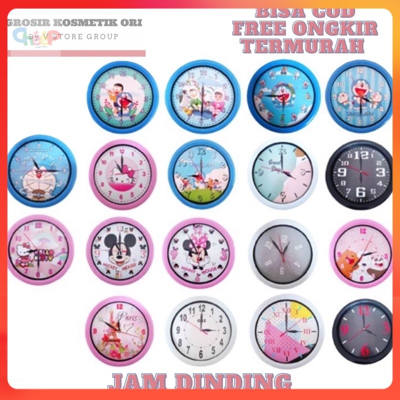 BESAR Jam dinding karakter murah bagus