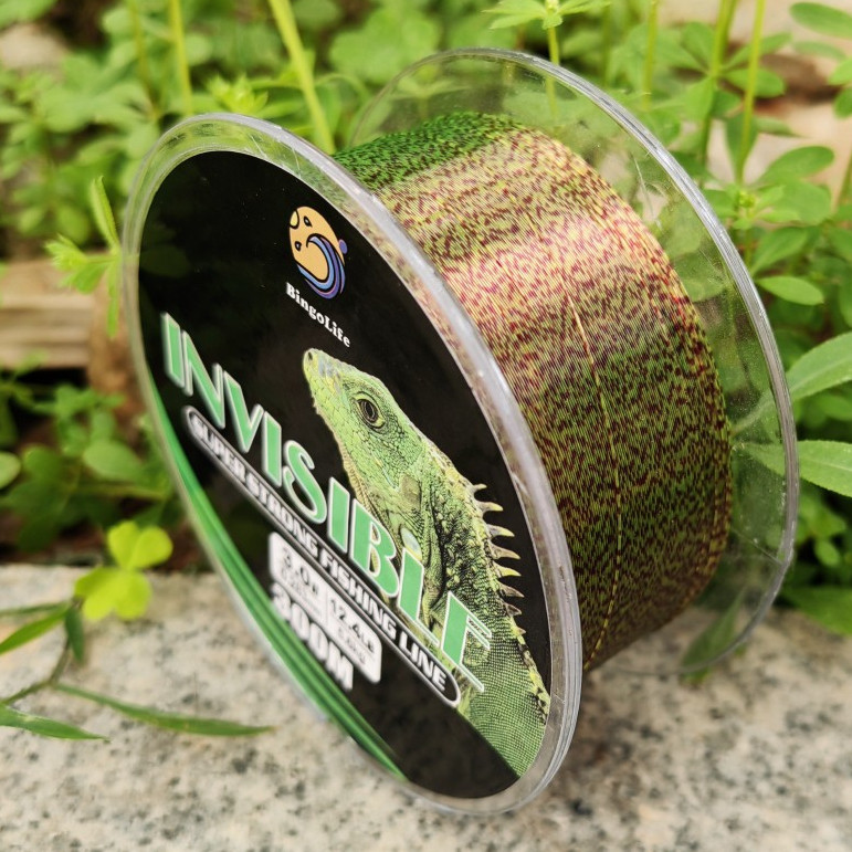 Bingolife 300m Nilon Bunglon Speckle Hijau Invisible Kuat #Beragam