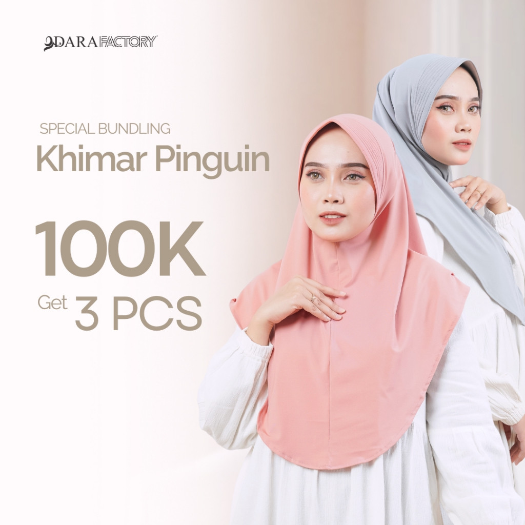 Khimar Jersey 32 WARNA / Khimar Pinguin Pet Antem Premium