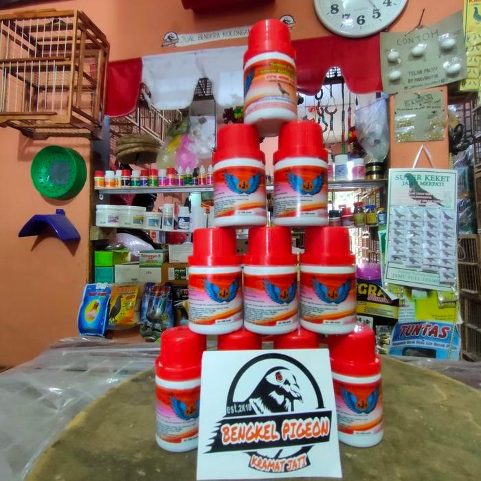 Jamu vitamin doping obat herbal RJB burung dara merpati lomba kolongan