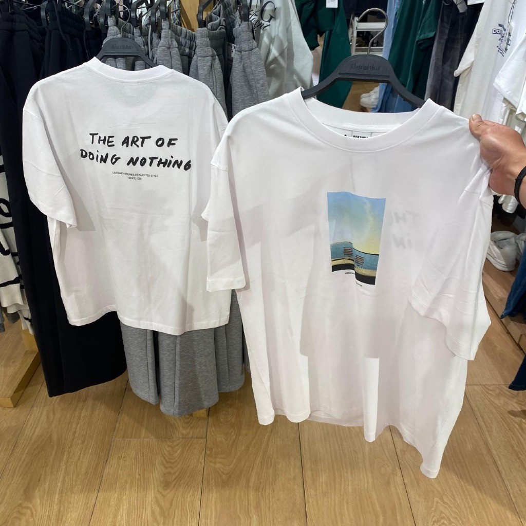 ORI Jastipp. Tshirt Bershka Katun Unisex (Man) Kaos Unisex