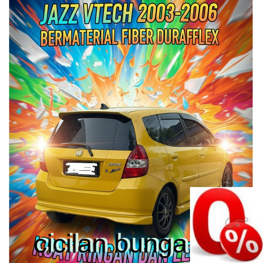 cicilan 0% BODY KIT BODYKIT HONDA JAZZ GD3 2004 2005 2006 VTECH bodikit jazz body kit jazz