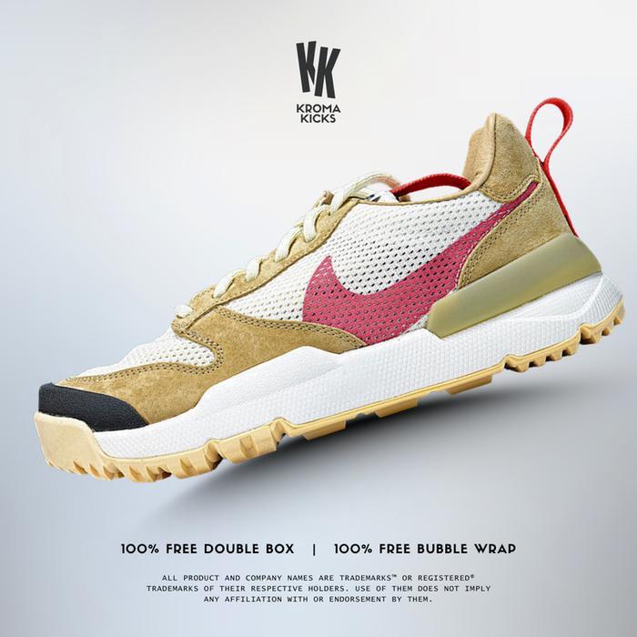 Craft Mars Yard Shoe 3.0 Tom Sachs Space Camp Natural Sport Red Sneaker IF2885-100 (Size 36-46)