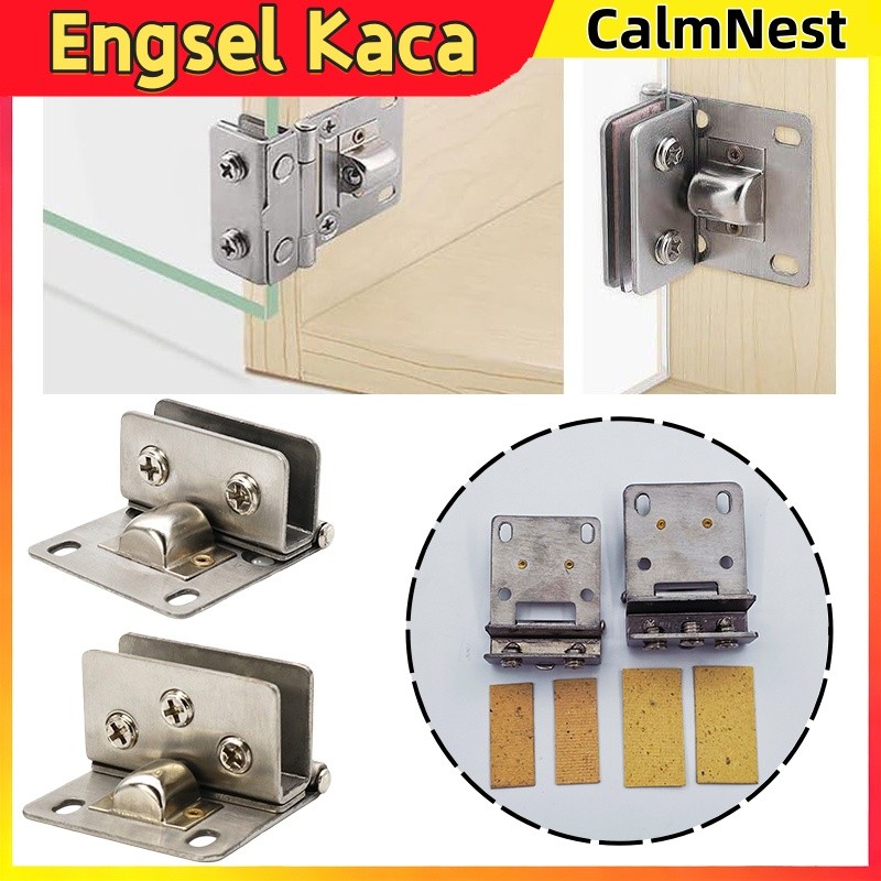 Engsel Kaca Engsel Jepit Kaca Lemari Oval Cabinet Hinge Glass Door Hinge Engsel Pintu Lemari Kaca En