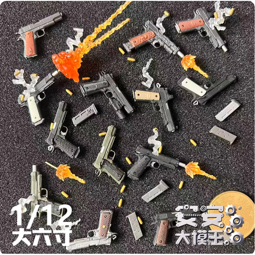 Snail 1/12 Scale Soler Toy M1911A1 Gun Accessories Fit 6'' Action Figure Doll Body Model In Stock