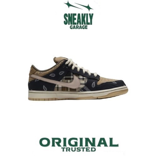 Sepatu Nike SB Dunk Low x Travis Scott Jack Cactus  Sneakers Unisex