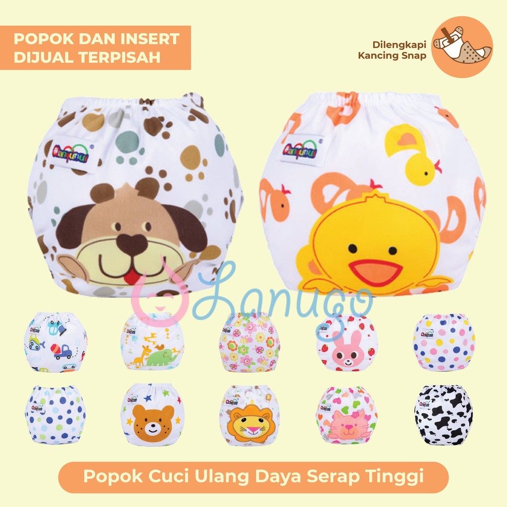 MALA Cloth Diaper / Celana Dalam Anak / Insert Clodi / Popok Cuci Ulang / Popok Kain / Celana Popok 