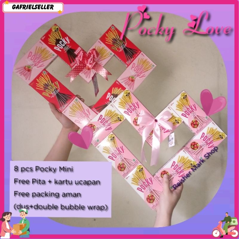 Pocky Love Viral kado Ulang tahun Birthday Pocky Love D6-12