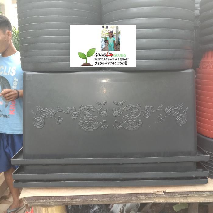 SGP 07 shalom hitam/pot plastik/pot panjang