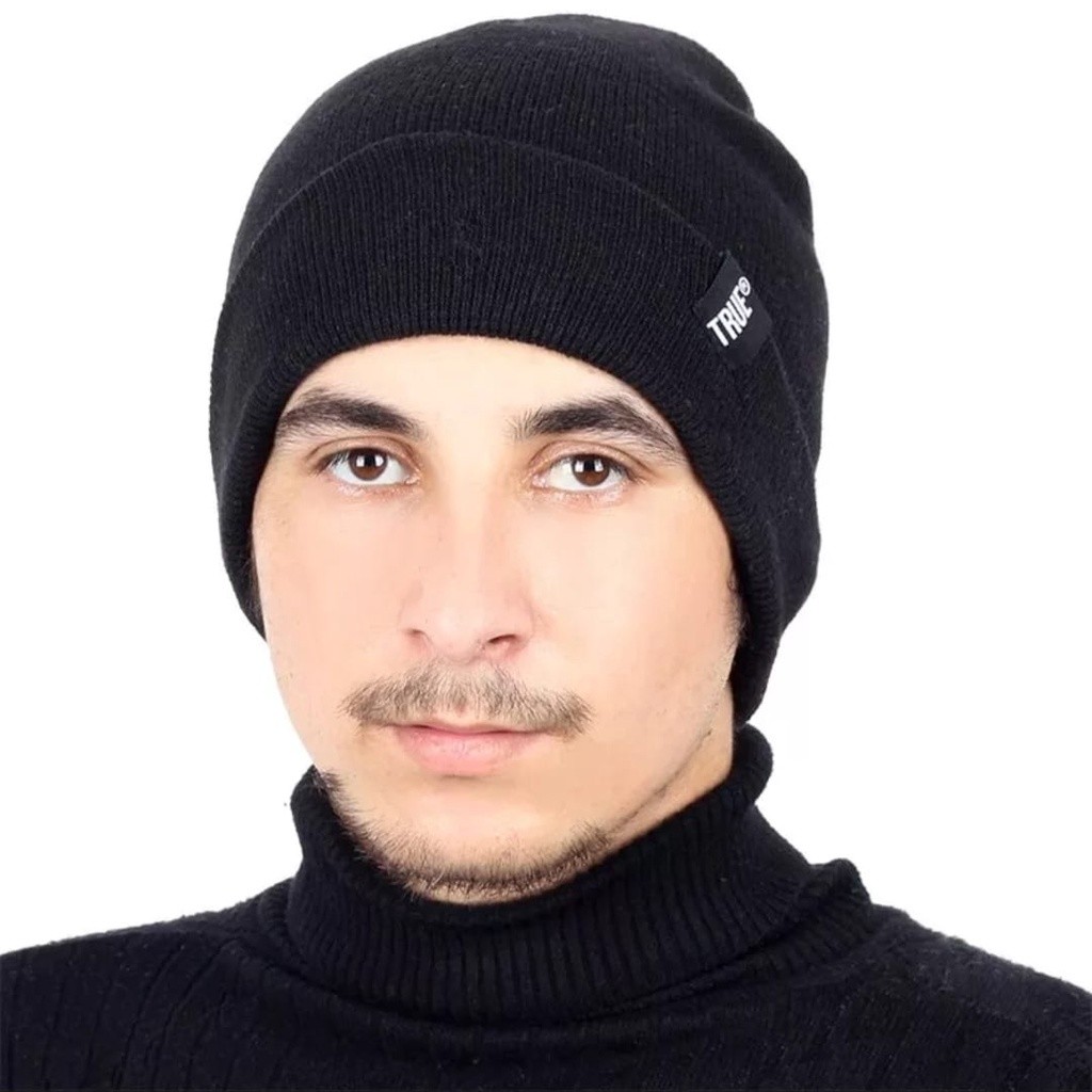 Topi Kupluk Pria Dewasa Rajut Wool True Winter Fashion Beanie Hat Ciput Cowo Cowok Laki Laki Distro 