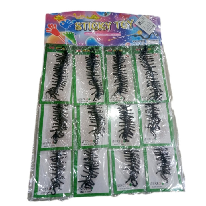 12pc Mainan Prank Kelabang/jely kelabang