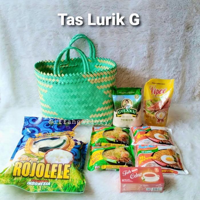 [AROMA FOOD] Paket Sembako Tas Lurik G Sembako Murah Ramadhan dan Parcel Lebaran