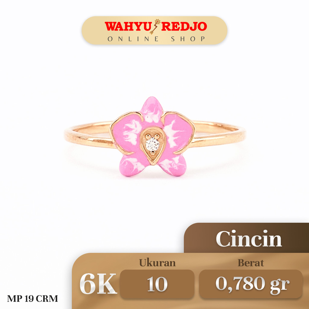 Cincin Emas CRM Kadar 6K Wahyu Redjo CC-6K 30891067-30891042-30891057-PMR