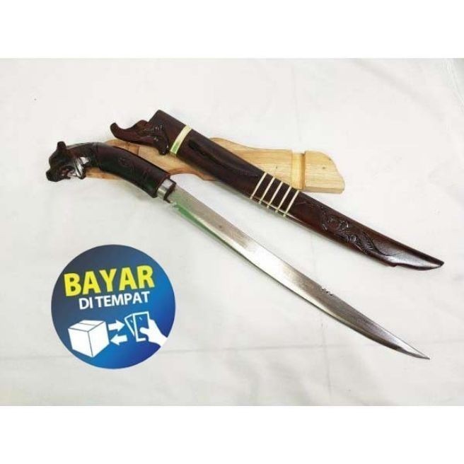 TERMURAH BERKUALITAS golok ukir macan.