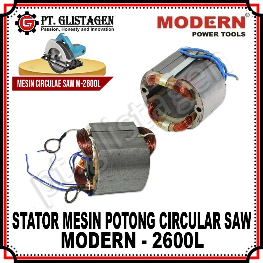 GILISHOP MODERN Stator Mesin Circular Saw Rumah Armature Circle Circular Saw M2600L 2600L 2600 ORIGI