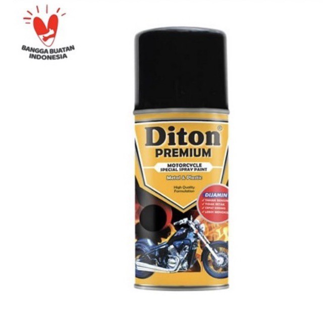 TERLARIS Cat Semprot Diton Premium 400cc Hitam Glossy