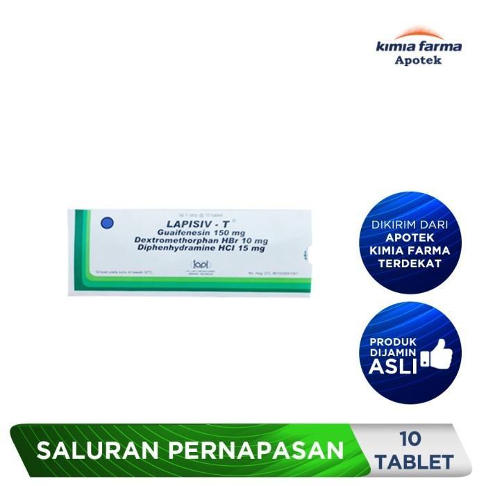 LAPISIV-T STRIP 10 TABLET / OBAT BATUK FLU / KIMIA FARMA
