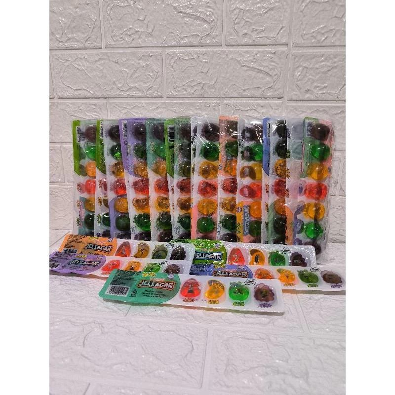 YAKUAT JELI AGAR BUAH JELLY AGAR² BUAH ISI 20