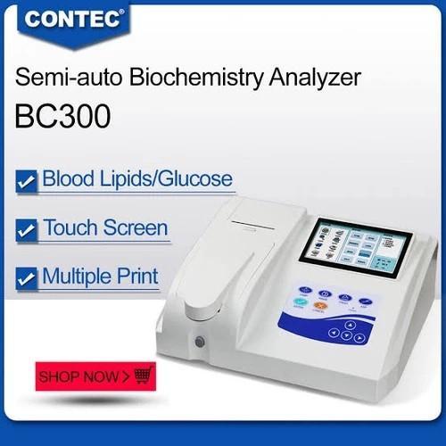 CONTEC BC300 Semi-automatic Blood Biochemistry Analyzer Touch Screen, Printer