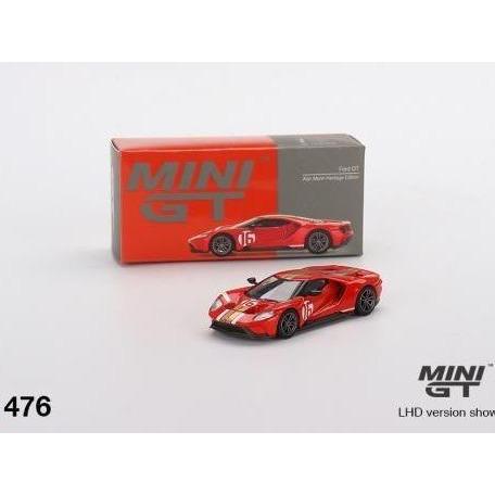 MINIGT 476 FORD GT ALAN MANN HERITAGE EDITION DIECAST MINIATUR MGT