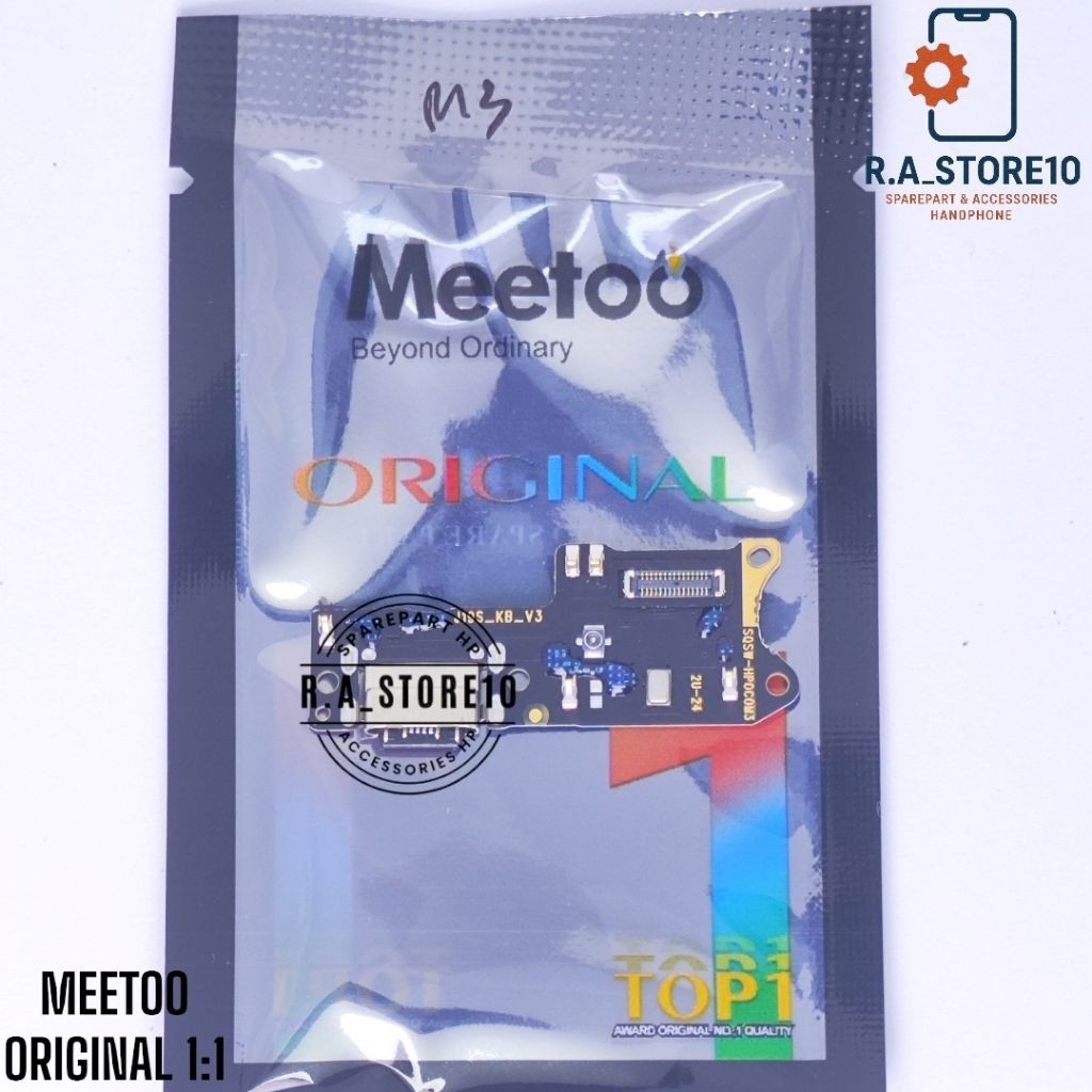 MEETOO Flexibel Charger + IC XIAOMI REDMI 9T / POCO M3 ORIGINAL 1:1 + Mikrofon Lengkap Komponen Aisi