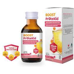 BOOST PROTEKID SIRUP 60 ML - Memelihara kesehatan anak vit C, D dan Zinc