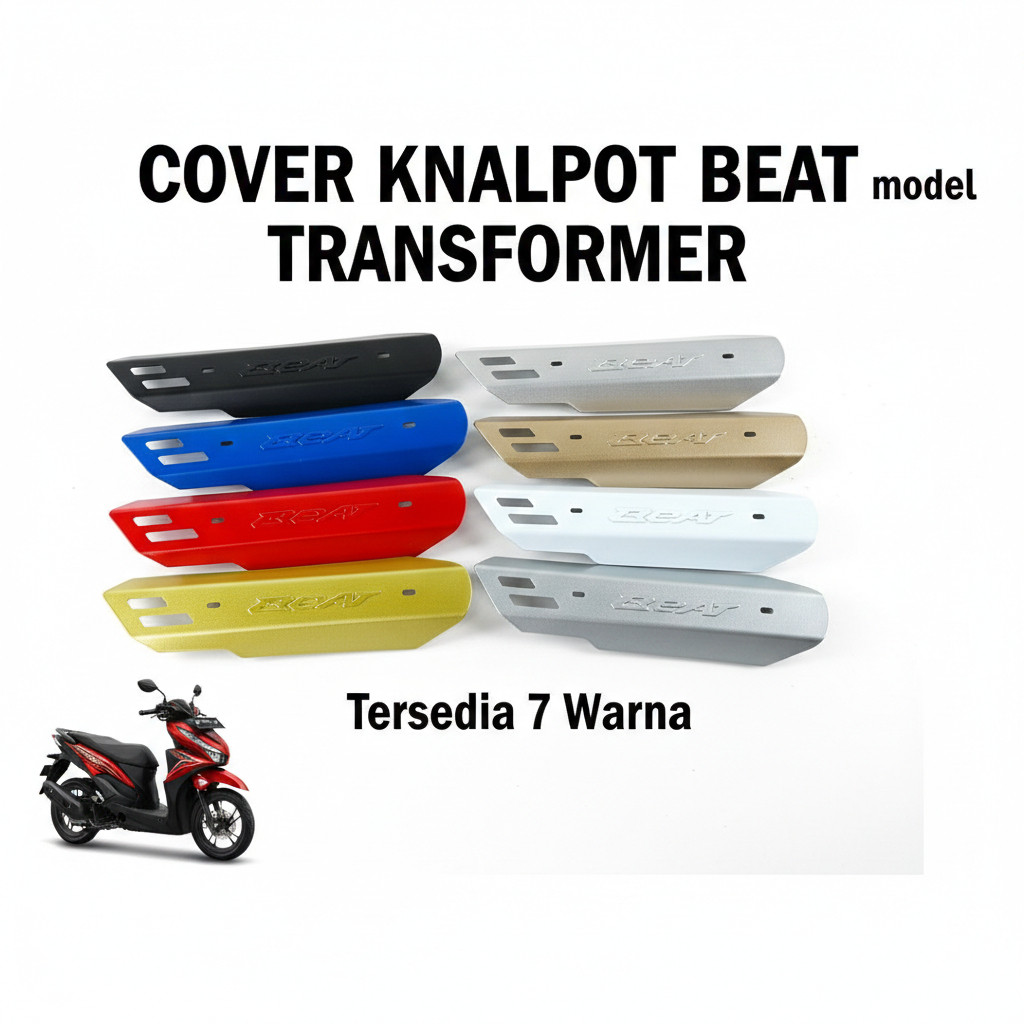 Cover Knalpot Vario 125 150 110 Model Transformer - Tutup Knalpot Variasi Motor Pelindung Knalpot