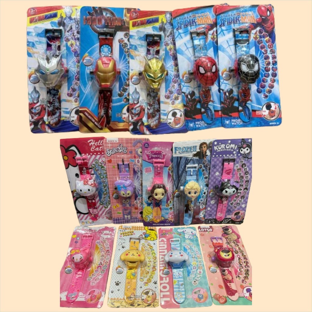 SACA JAM TANGAN ANAK ANAK ROBOT SUPER HERO KARAKTER LUCU DIGITAL MURAH LOL SANRIO