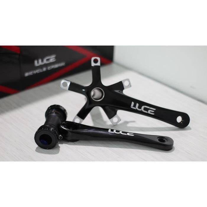 Crank Arm Luce HollowTech II BCD 130 - Hitam