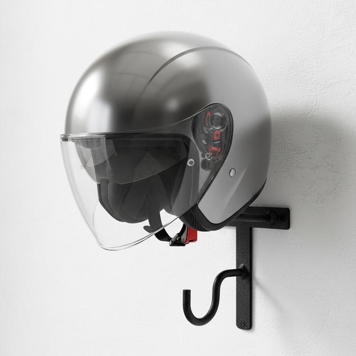 (Zacro Store) DHL GaHelm Gantungan Helm 2 in 1 Gantungan Besi Untuk Helm Jaket Jas Hujan Kuat Dan Ko