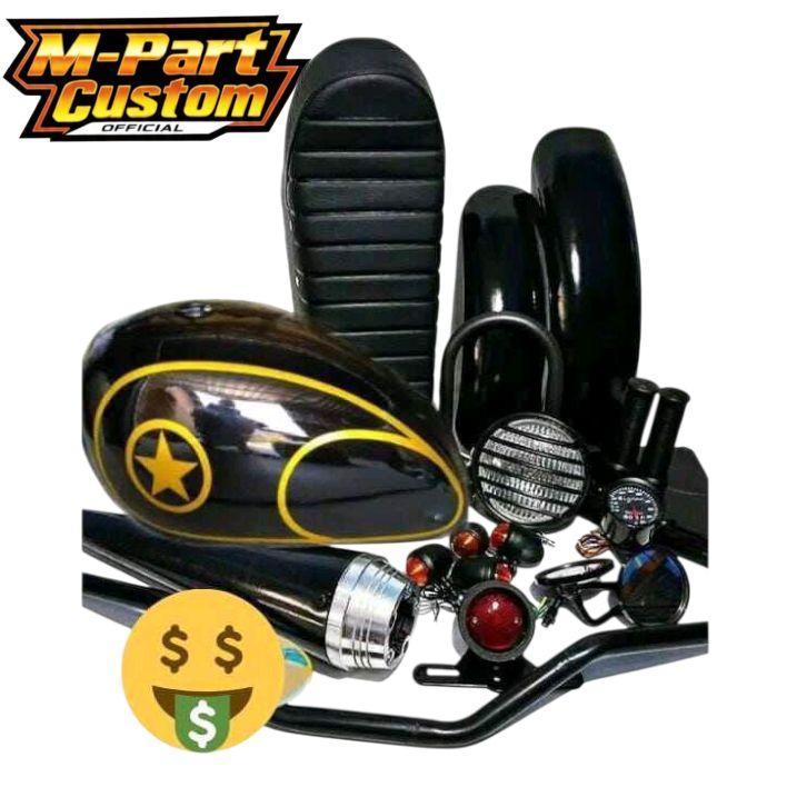 Motor GM Paket Body Full Set Japstyle Bison Tiger Thunder MOTOR CUSTOM Tangki Motor Murah Bahan Teba