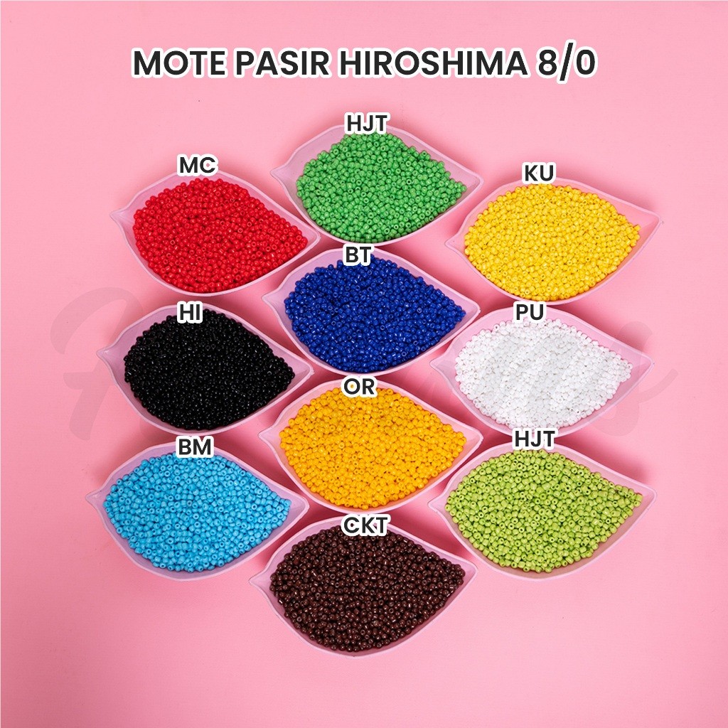 Mote Pasir / Manik Pasir / Pasiran / Manik Payet Pasir / Mote Pasir Hiroshima 6/0