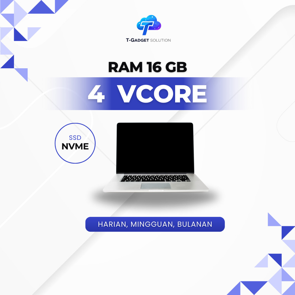 RDP VPS 16GB 4 Core Murah - Server Windows Linux 24 Jam Nonstop Anti Suspend