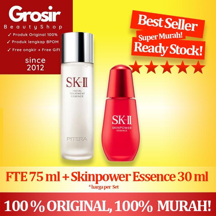 SK-II SK2 SKII SK II Pitera FTE 75 ml + Skinpower Essence 30 ml