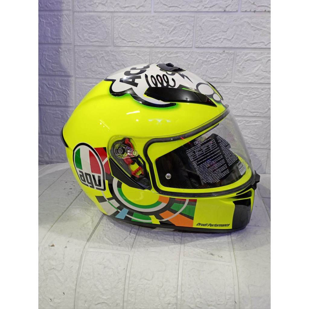HELM AGV K3 SV SNI EO5 MISANO VR 46 ROSSI ORIGINAL SNI DOT
