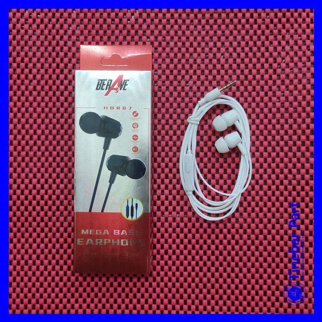 [HBR 07] HEADASET / HEADPHONE / EARPHONE / HANDSFREE  SUPER BASS - (BERAVE) UGO/LIGO