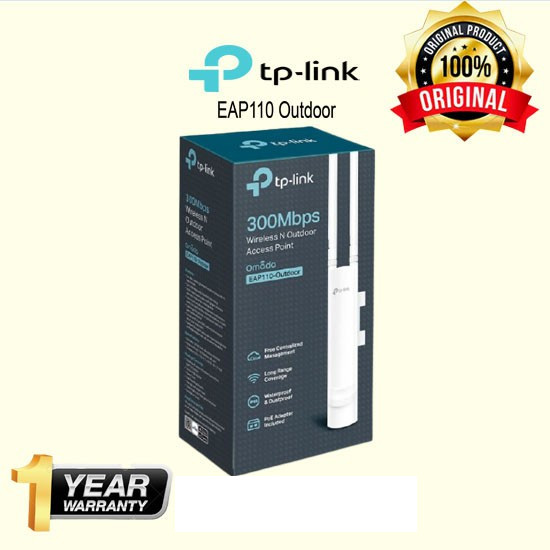 Tplink EAP110 TL-EAP-110 Outdoor 300Mbps Wireless Outdoor Access Point Omada Series TPLINK