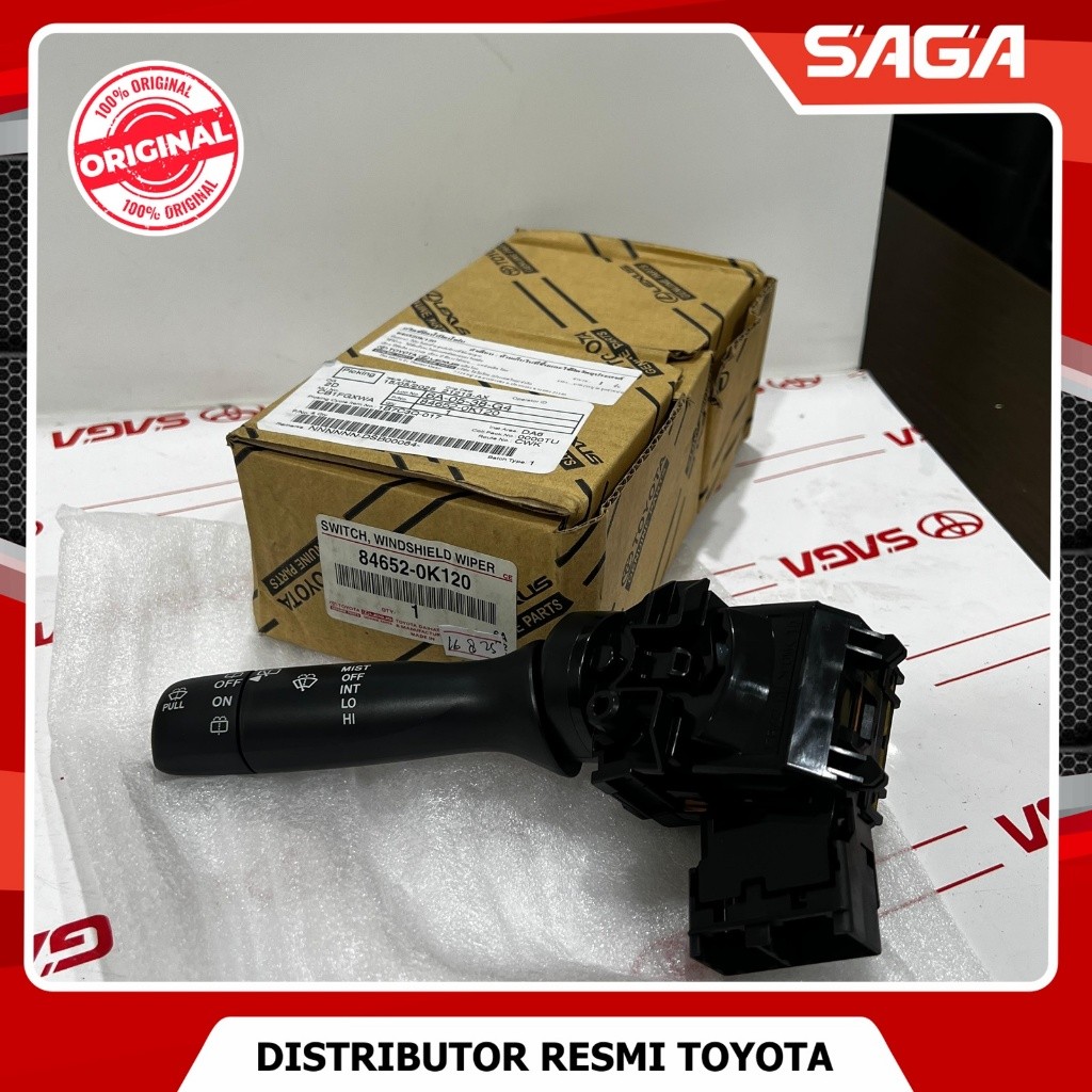 SAGA | Saklar Wiper Innova Lama 2004-2011 Switch Wiper Innova Original 84652-0K120