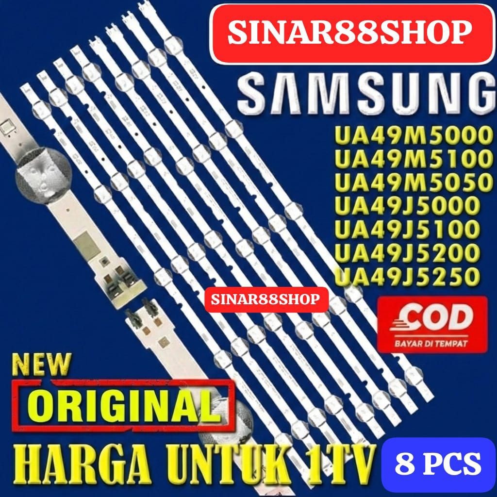 BACKLIGHT TV SAMSUNG 49 INC UA49J5000 UA49J5100 UA49J5200 UA49J5202 UA49J5250 UA49M5000 UA49M5100 UA