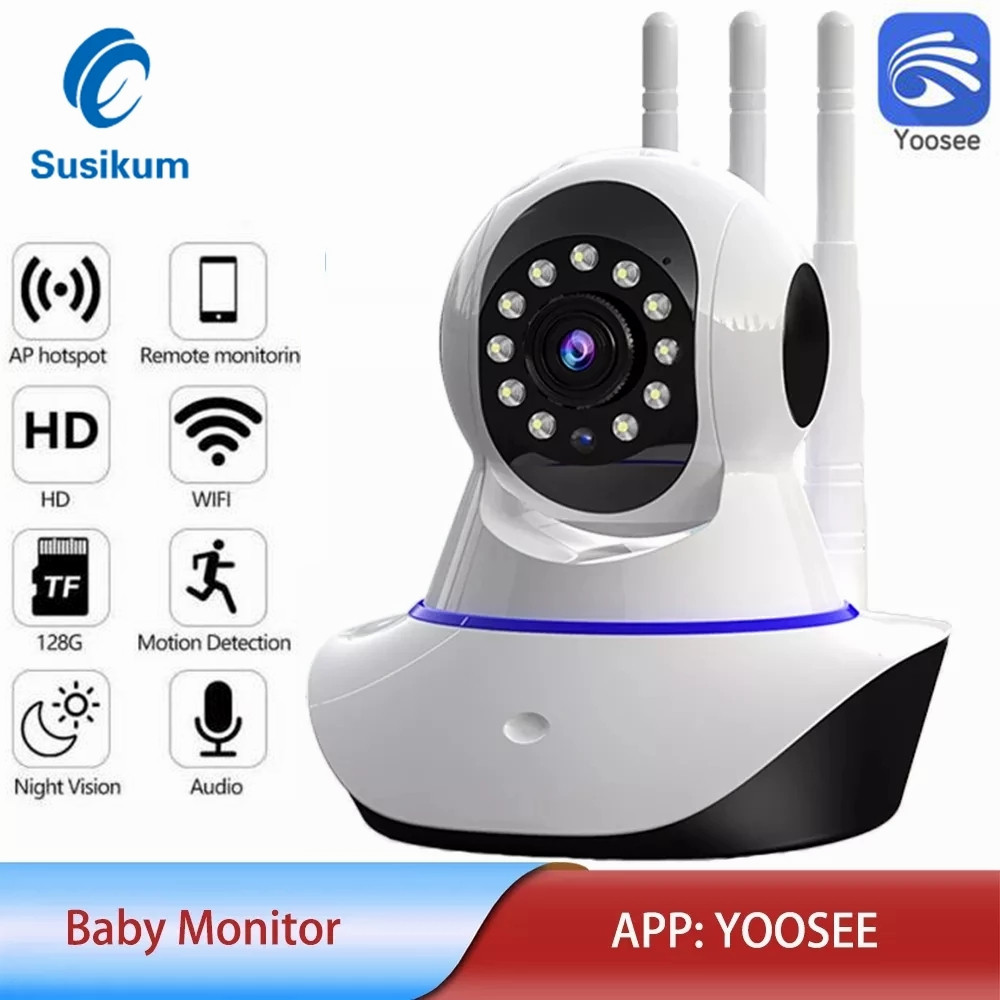 Yoosee WIFI IP Camera Smart Home Two Way Auo Pan Tilt 1080P Wireless Security CCTV Camera Support RJ