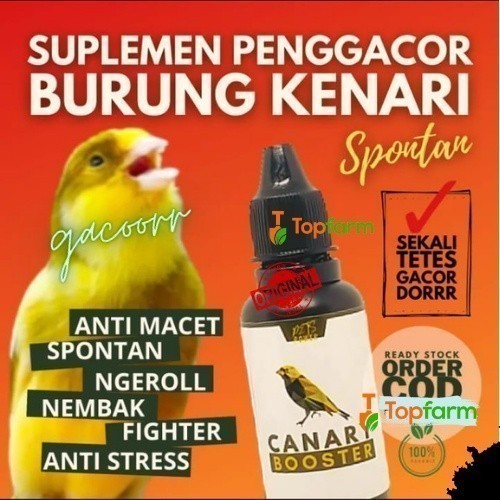 KAMLANGGOLD - Doping Burung - Obat Kenari Serak 30mL / Obat Kenari Macet Bunyi / Obat Kenari Gacor /