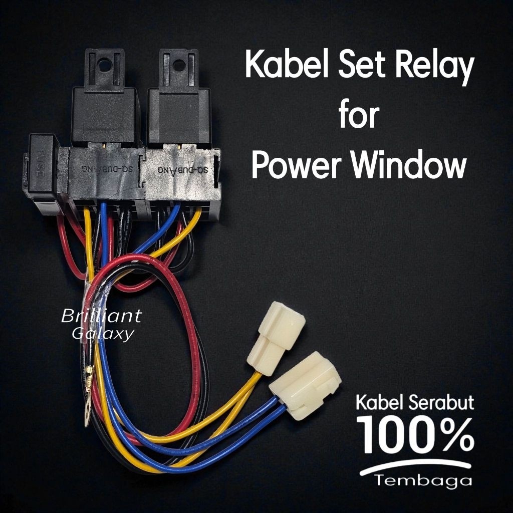 VIP2 * Kabel Set Relay for Power Window Mobil
