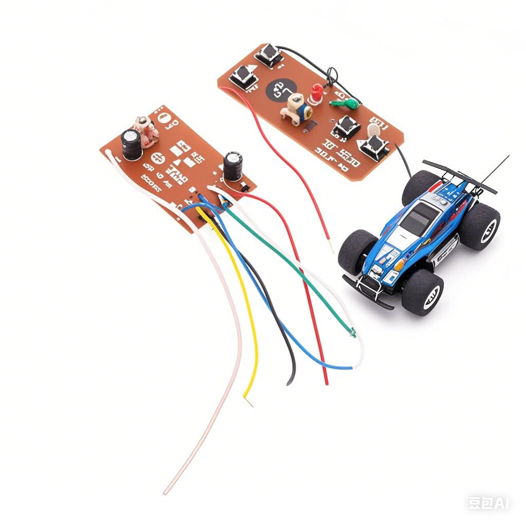 Set Remote Control Module 40M 4 PCB for Constructing RC Vehicles