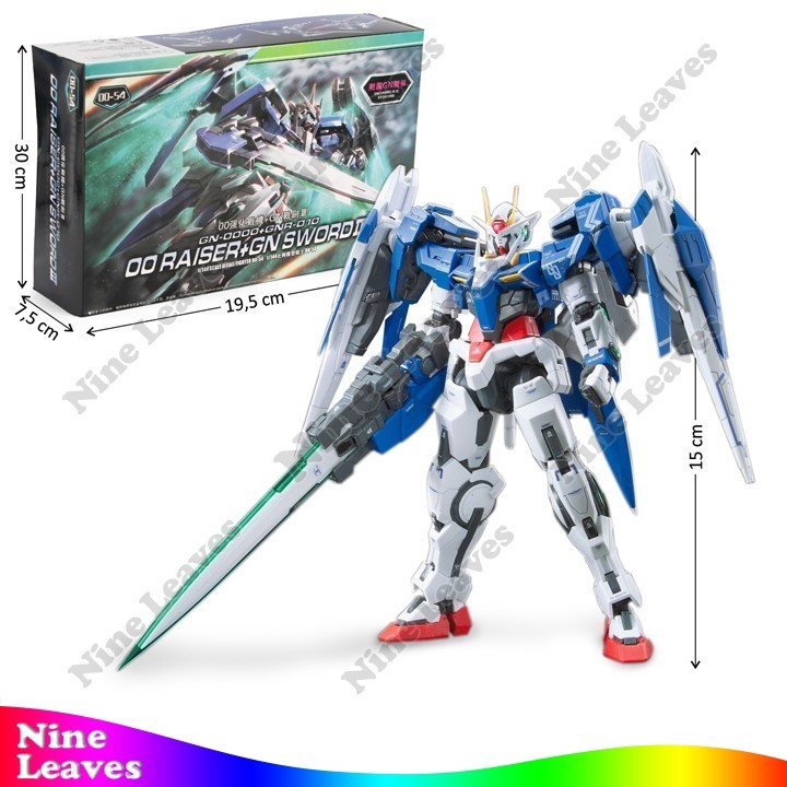 Mainan Anak Robot 1:144 00 Raiser + GN Sword III