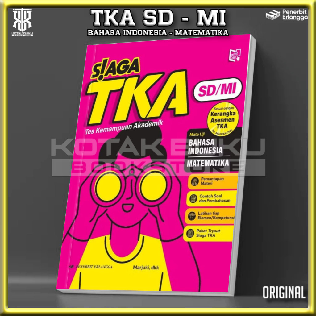[ Erlangga ] Buku SIAGA TKA SD / TKA SD 2025 / TKA SD/MI / Kurikulum Merdeka
