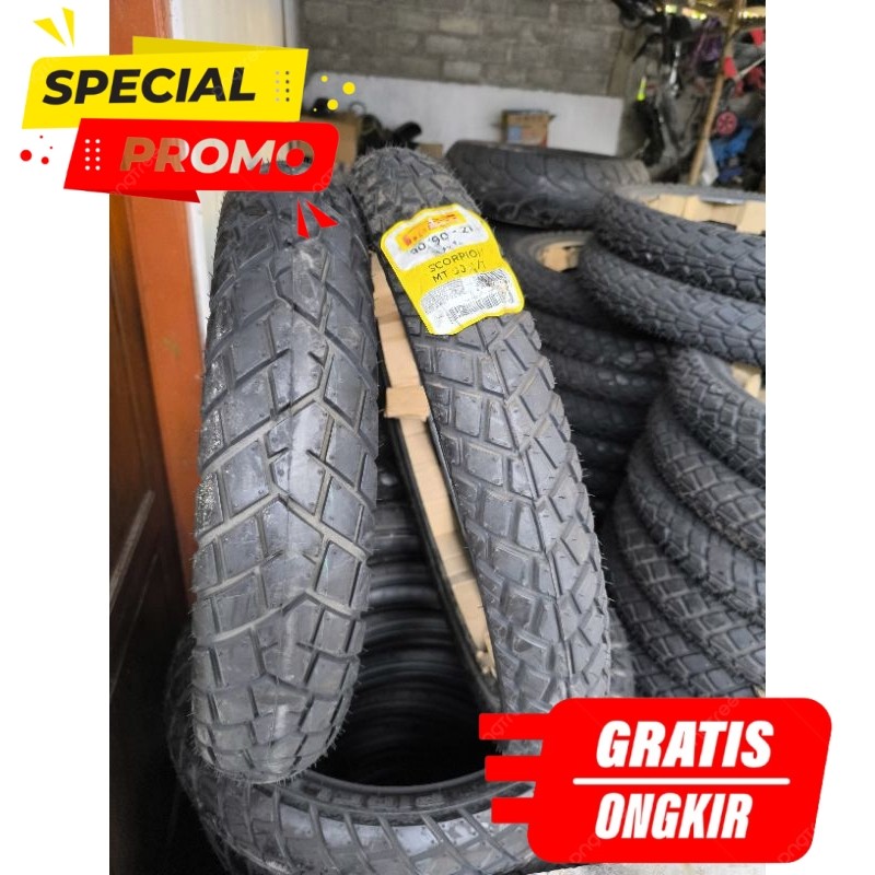 Ban Motor Trail Pirelli Paket Ring 21 18 Enduro Cross Original untuk Honda CRF 150L