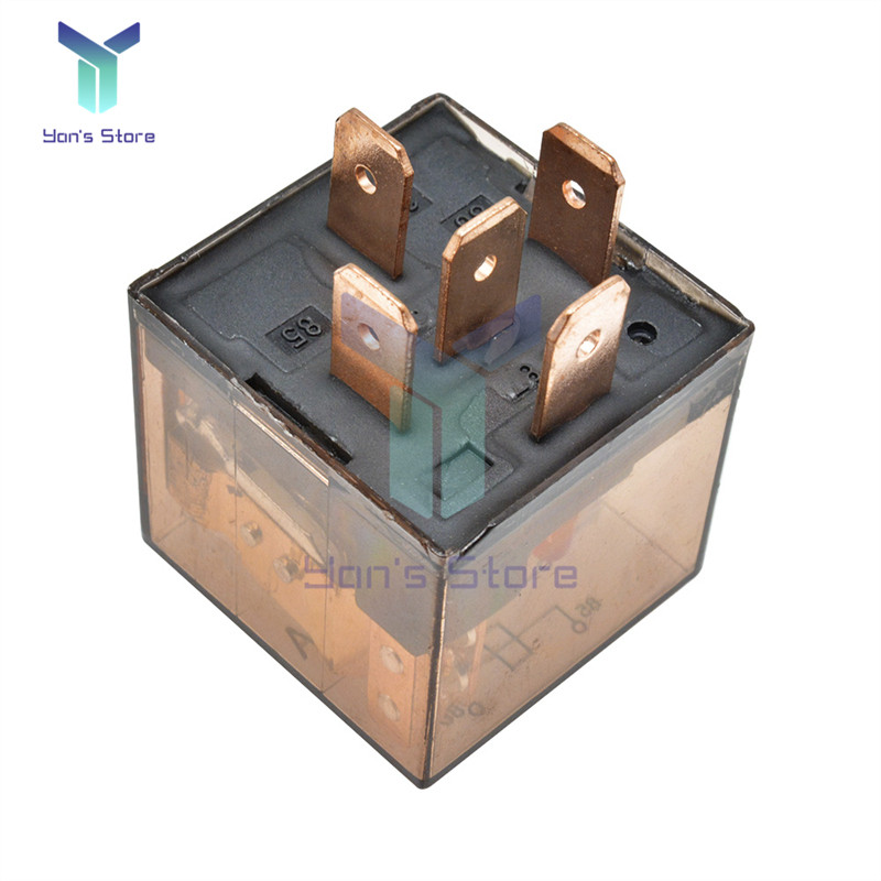 Waterproof Automotive Relay DC 12V 24V 80A 100A 4Pin 5Pin SPDT Swit Car Control Device Car Relays Hi
