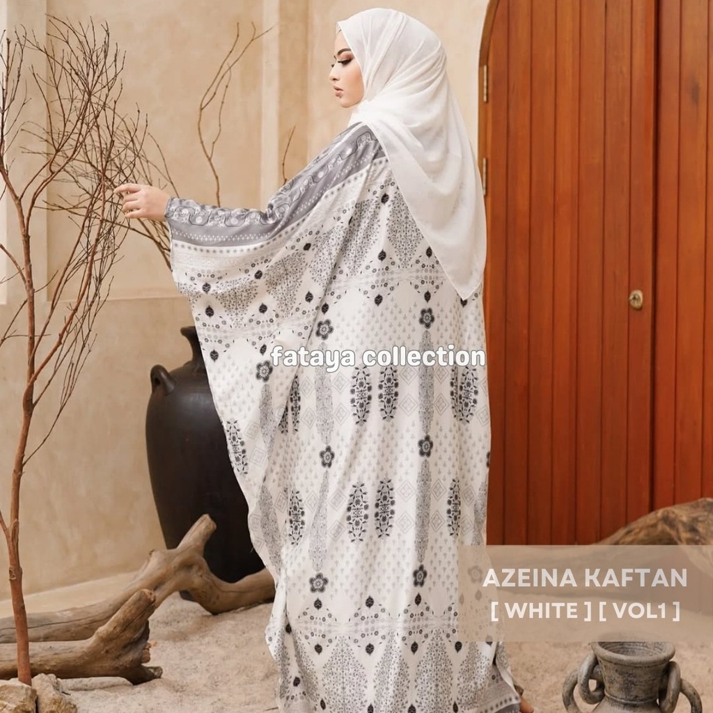 Fataya Collection AZEINA Kaftan Series - Kain Silk