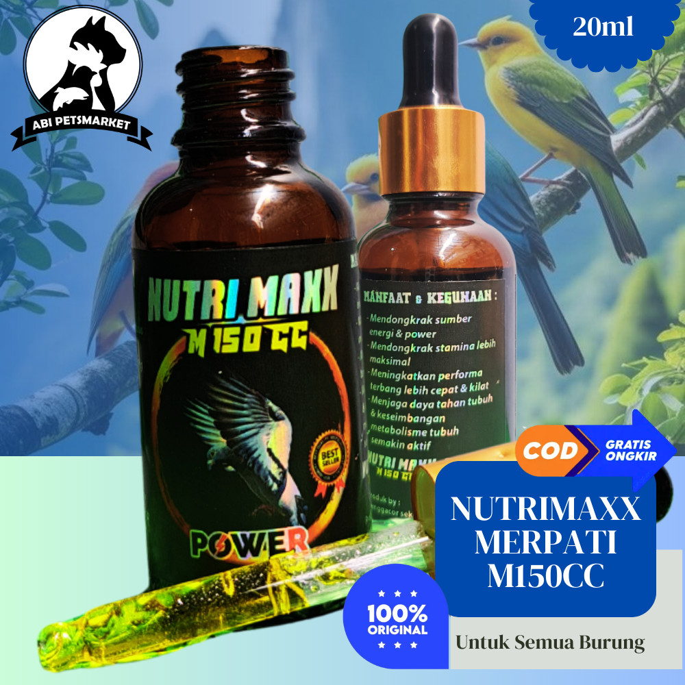 Nutrimaxx Merpati M 150 Cc Vitamin Merpati Juara suplemen merpati khusus kolong