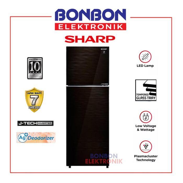 RAMADHAN SALE Sharp Kulkas 2 Pintu SJ-456GI-MK / SJ 456 GIMK / SJ456GI